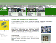 Tablet Screenshot of jbf-maschinen.de